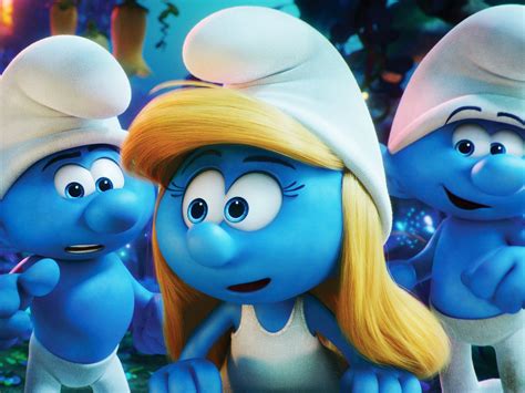 girl smurfs besides smurfette.